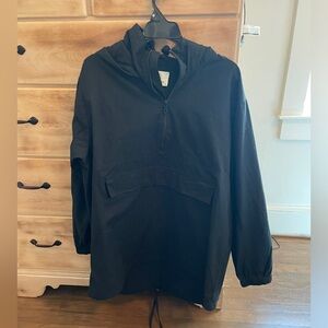 Aerie black canvas drawstring jacket